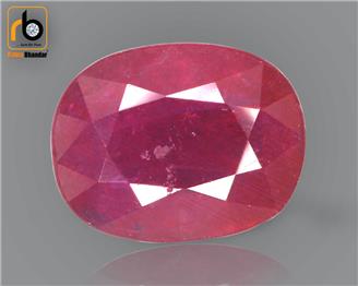 NATURAL RUBY (MANAK) (HEATED & TREATED) (MH) 1.78 CRT ( 29317 )